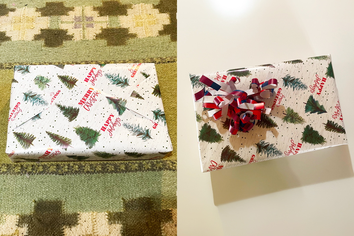 Cut Your Wrapping Paper Too Short? Try This Clever Hack