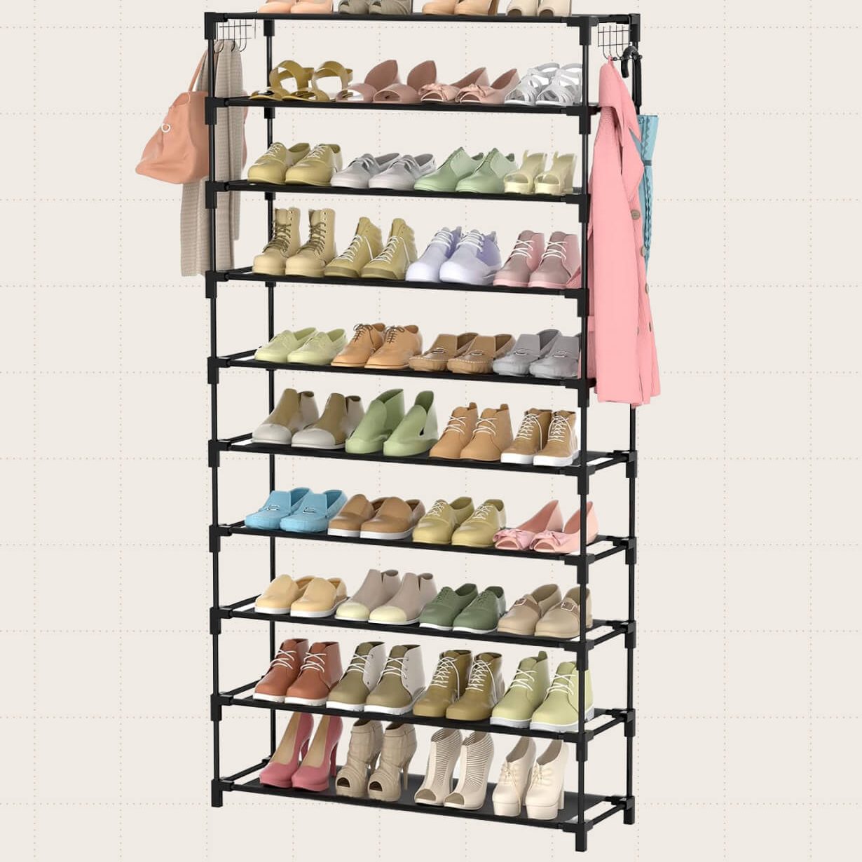 Lanteful 10-Tier Shoe Rack