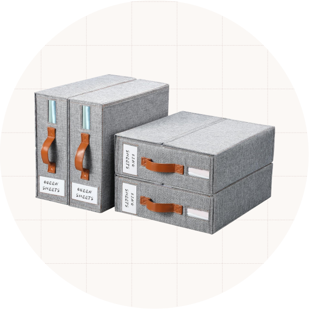 Yecaye Four-Pack Bedsheet Organizer