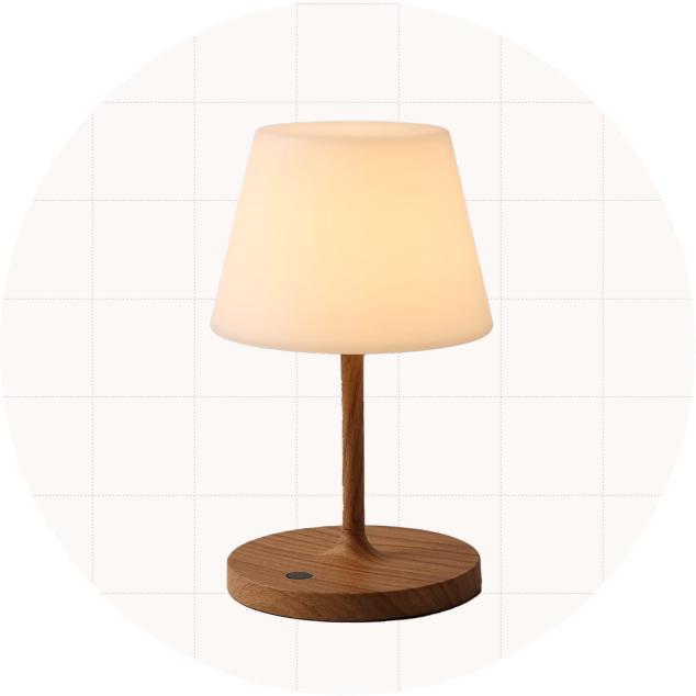 WEILAILUX Outdoor Battery-Operated Table Lamp