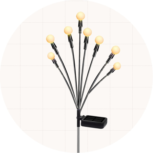 TONULAX Solar Garden Lights, 2-Pack