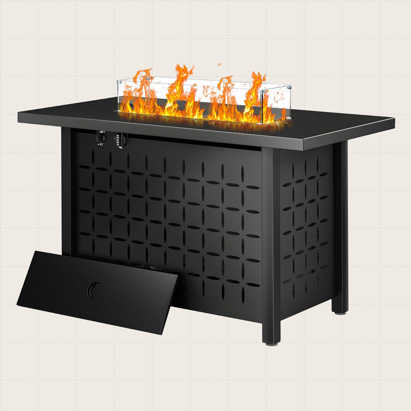 Walsunny 43-Inch Outdoor Propane Fire Pit