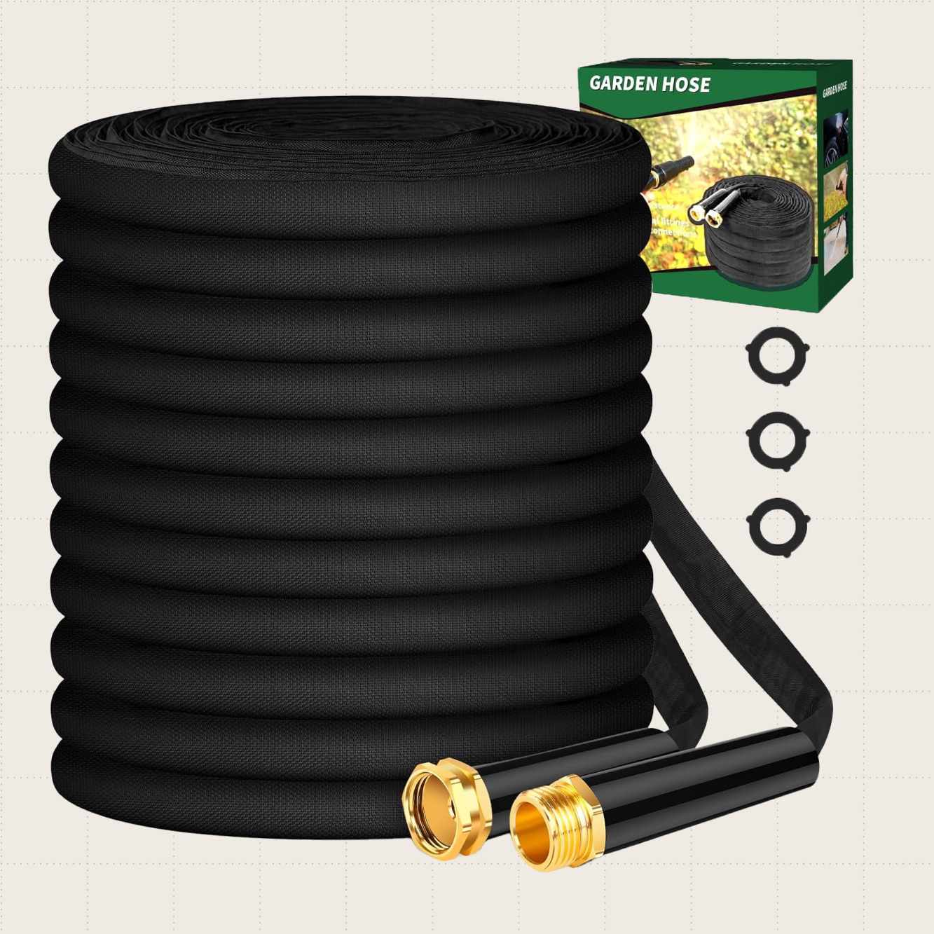 Toolasin 50-Foot Garden Hose