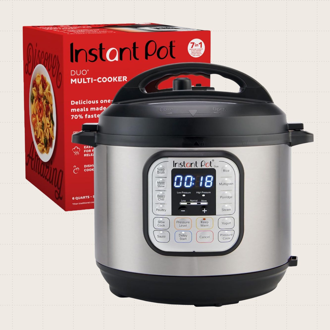 Instant Pot Duo 7-in-1 Electric Pressure Cooker