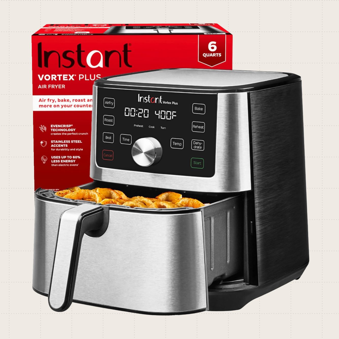 Instant Pot Vortex Plus 6-Quart XL Air Fryer